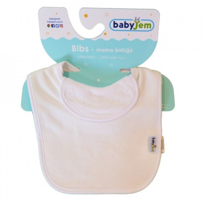Baveta captusita din bumbac babyjem (culoare: bej) foto