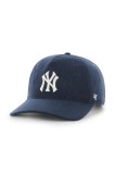 47 brand șapcă de baseball din bumbac MLB New York Yankees culoarea albastru marin, neted, B-TCDLC17IWP-NY