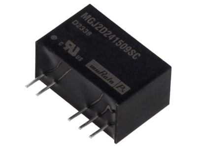Convertor DC/DC 2W, 2 ieșiri, THT foto