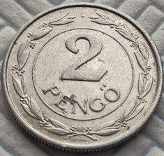 Moneda ISTORICA 2 PENGO - UNGARIA, anul 1941 *cod 445 d = Razboiul al II-lea foto