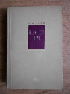 Dumitru Hincu - Heinrich Heine foto
