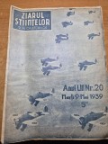ziarul stiintelor si al calatoriilor 9 mai 1939