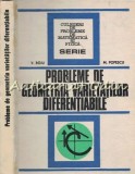 Probleme De Geometria Varietatilor Diferentiabile - V. Boju, M. Popescu