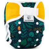 Bamboolik DUO Diaper Cover chiloței de protecție lavabili cu velcro Emerald Forest + Saffron