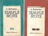 Simple note 2 volume L. Kalustian Editura Eminescu 1980 Carti Vechi Literatura Clasica Romana Proza Editie Colectie