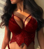 Eross top Cutout Bralette S Red