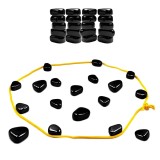 Cumpara ieftin Joc magnetic de strategie cu 20 piese, pentru 1-4 jucatori, pietre magnetice, snur delimitare si sac de depozitare, negru