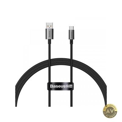 Cablu Date si Incarcare USB-A - USB-C Baseus Superior Series 100W 1m Negru foto