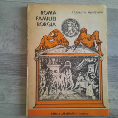 Roma familiei Borgia de Guillaume Apollinaire
