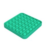 Cumpara ieftin Jucarie antistres, Pop it, silicon, patrat, 12.5 cm, verde