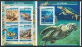 Togo 2017 - Țestoase, Colita + Bloc, MNH