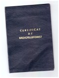 Certificat de radiotelefonist RSR, doar coperta