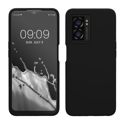 Husa kwmobile pentru OnePlus Nord N300, Silicon, Negru, 60424.01 foto