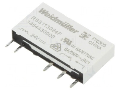 Releu Electromagnetic SPDT 24VDC 6A cu Soclu foto