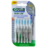 Set 6x Periute Interdentare, GUM, Trav-Ler, pentru Curatare in Profunzime, Tratate cu Clorhexidina,