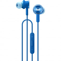 Casti Audio Honor Monster N-Tune 100, In Ear, Microfon, Buton Control, Mufa Jack 3,5mm, Albastru foto