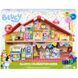 Bluey -Set de joaca casa pentru celebrarea zilei de nastere a lui Bluey, multicolor, 3 ani+