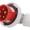 Conector alimentare AC trifazat mufă tată 16A 400VAC IP67