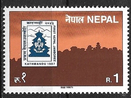 B2274 - Nepal 1987 - Aniversari neuzat,perfecta stare