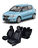 Cumpara ieftin Set huse scaune dedicate SKODA FABIA 2013-2015 Premium (Bancheta fractionata )