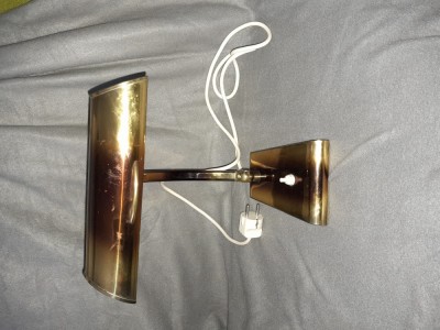 VEIOZA VECHE, LAMPA DE BIROU -VECHE- LOT 2 BUCATI foto