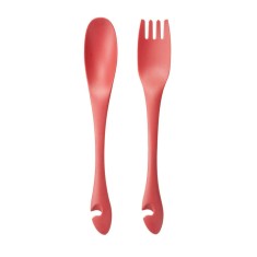 Set servire salata Flex - rosu foto