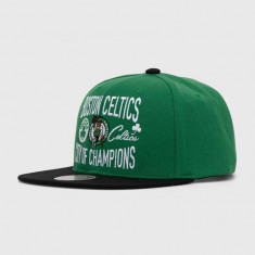 Mitchell&Ness sapca NBA BOSTON CELTICS culoarea verde, cu imprimeu
