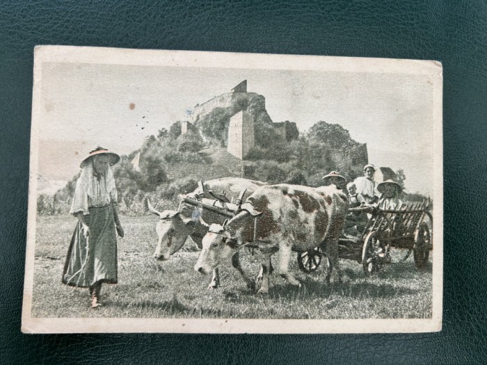 AKVDE24 - Cetatea Rupea - Intreg postal - motiv popular