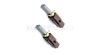 2x Z&acirc;na cărbunelui, perie de motor with Holder 6,3x11x33 Europart 832297 / Miele 2830480 pentru aspirator, VHBW