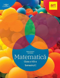 Matematică. Clasa a VII-a. Semestrul 1 - Traseul albastru. Clubul Matematicienilor - Paperback brosat - Marius Perianu, Ioan Balica - Art Klett