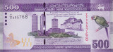 Bancnota Sri Lanka 500 Rupii 2010 - P126a UNC