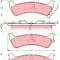 Set placute frana,frana disc JEEP GRAND CHEROKEE I (ZJ) (1991 - 1999) TRW GDB4124