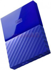 HDD Extern Western Digital My Passport NEW, 1TB, 2.5 inch, USB 3.0 (Albastru) foto