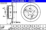 ATE 24.0110-0286.1 Disc frana