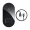 Incarcator wireless Qi 2in1 Baseus Simple 15W pt telefon si Apple Airpods (negru)