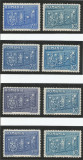 Rom&acirc;nia, LP 123/1938, &Icirc;nţelegerea Balcanică, probe de culoare, MNH, Nestampilat