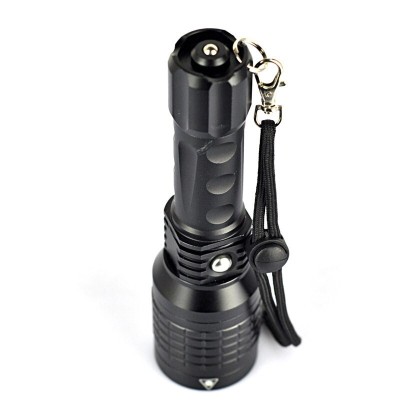 Lanterna pentru Airsoft cu Zoom si 3 faze iluminare, laser verde incorporat foto
