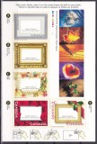 DB1 Sticker Canada Stil Timbre Adezive Motive Artistice MNH, Nestampilat