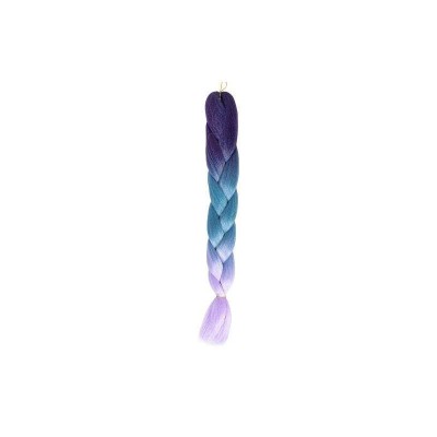 Extensie de păr sintetic albastru/fiore W10342 foto