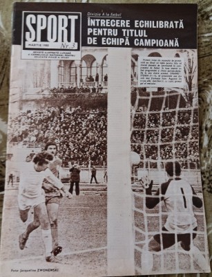 myh 110 - Revista SPORT - nr 3/martie 1980 foto