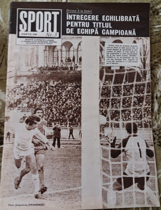 myh 110 - Revista SPORT - nr 3/martie 1980
