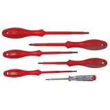 Set Surubelnite Izolate Pvc Plate Si Pz + Tester - 6 Piese