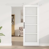 vidaXL Ușă glisantă ORKDAL Alb 78 x 202 cm Lemn masiv de pin