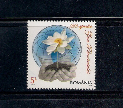 ROMANIA 2013 - ZIUA PAMANTULUI, MNH - LP 1977 foto