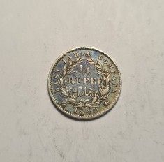 India 1/4 Rupee 1840 Piesa de Colectie Regina Victoria