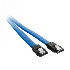 Cablu SATA CableMod Mod Mesh SATA 3 60cm Blue foto