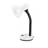 Lampa de birou cu brat flexibil, Esperanza Vega 94380, 31cm inaltime, dulie E27, alba