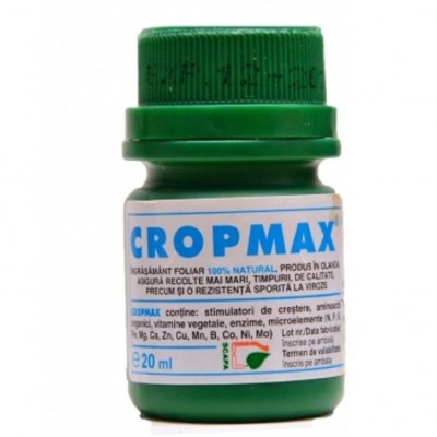 Ingrasamant Foliar CROPMAX - 20 ml, Fertilizator BIO foto