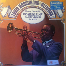 Vinil 2XLP Louis Armstrong And – Concert At Pasadena Civic Auditorium (VG+)