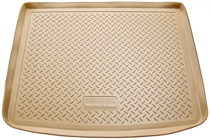 Tavita portbagaj bej din cauciuc premium pentru Porsche Cayenne 1 9PA 2002-2010